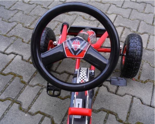 WYŚCIGOWY GOKART NA PEDAŁY HAMULEC RĘCZNY PREZENT Marka R-Sport
