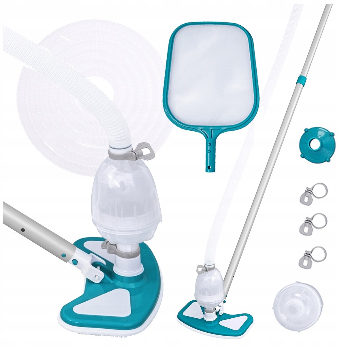 Vysavač Do Bazénu Bazénový set Hadicová tyč Sítko Aquaclear Bestway 58234