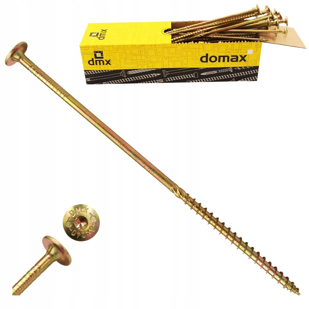 Tesařské Vruty Do Dřeva Talířové 6x240 Torx