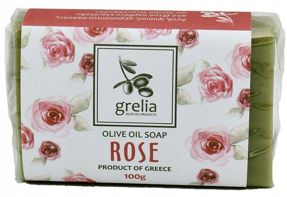 

Naturalne Greckie mydło z oliwek -zapach Róży 100g
