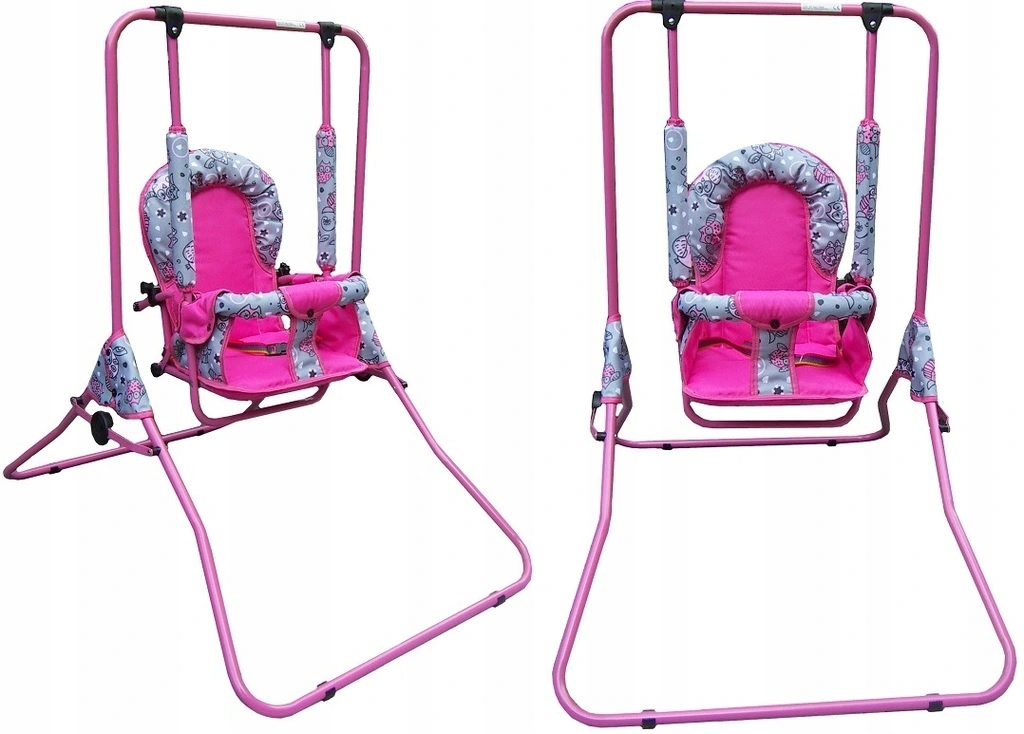 КРАСИВЫЕ ПОЛЬСКИЕ КАЧЕЛИ BASIC С БАРЬЕРЧИКОМ -ЦВЕТА !