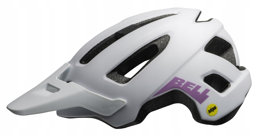 Mtb cyklistická přilba Bell Nomad W Integrated Mips Matte White Purple Roz.