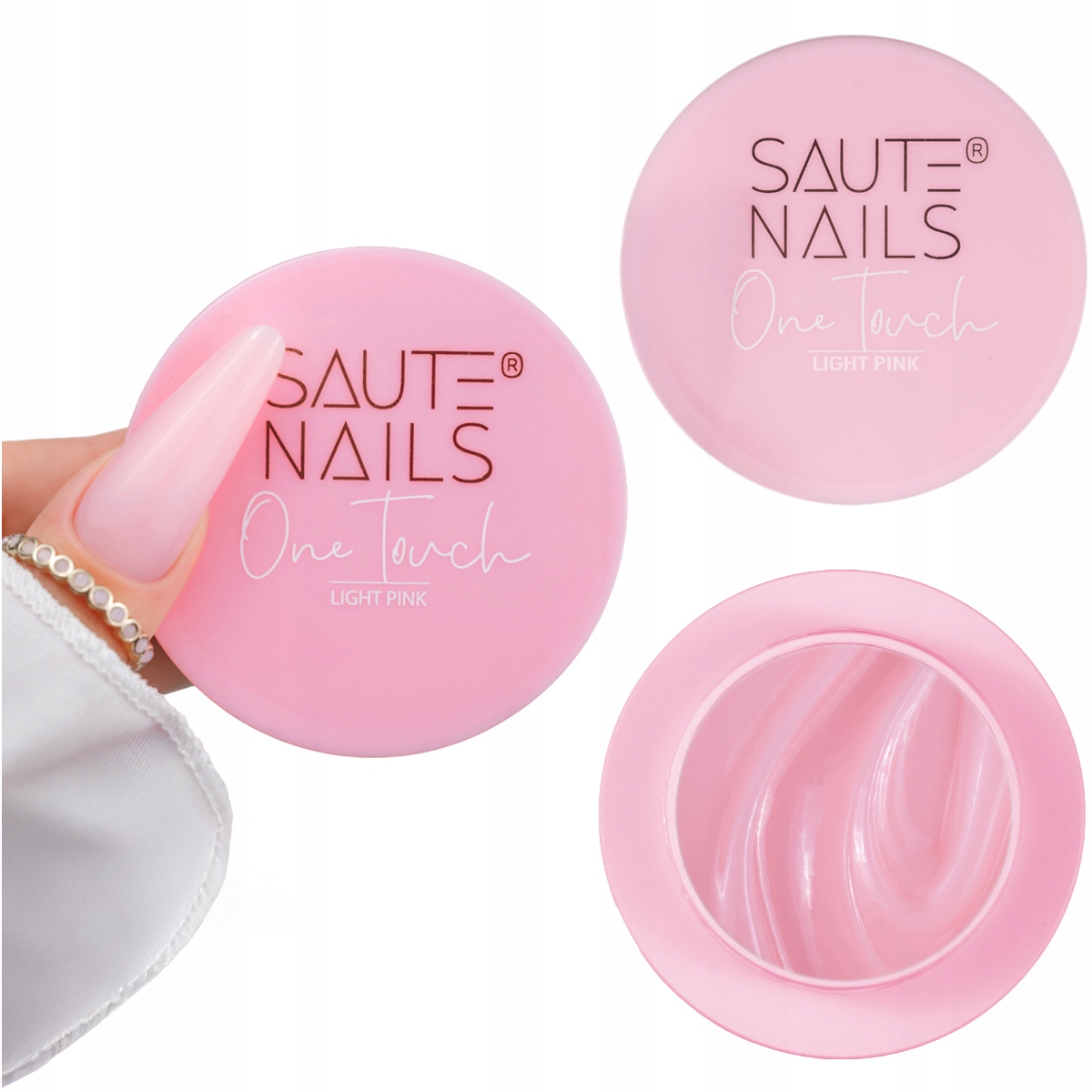 Żel Budujący Do Paznokci One Touch Light Pink Różowy