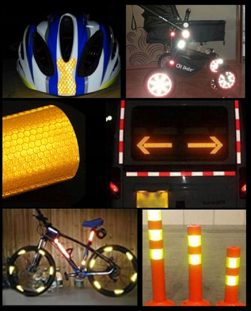 TAŚMA OSTRZEGAWCZA POMARAŃCZOWA ODBLASKOWA KONTUROWA SAMOPRZYLEPNA 5M Stan opakowania oryginalne