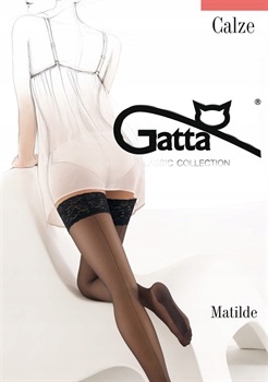 

Gatta pończochy samonośne Matilde 1-2 Beige szew