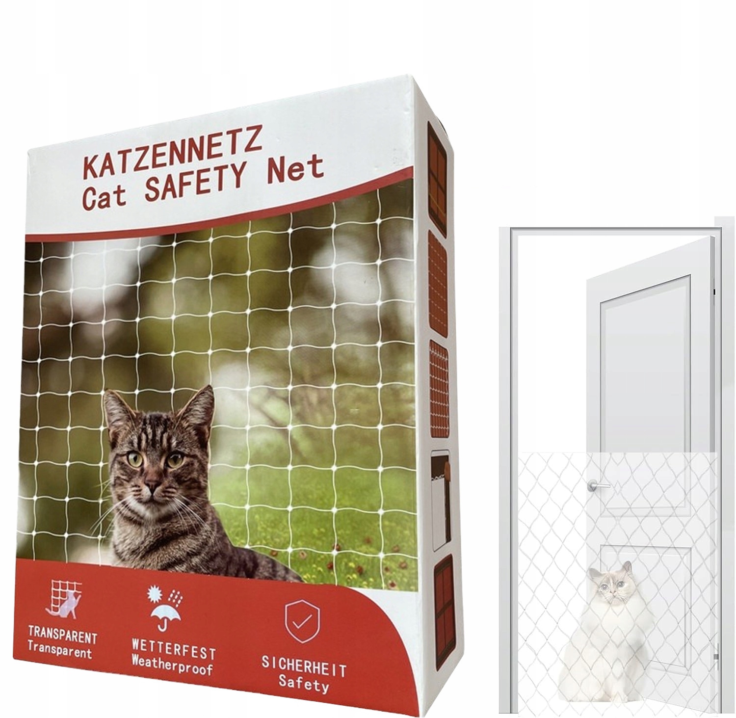 Set Síťka Na Balkon Pro Kočky 3x8 m Bez Vrtání Bezpečné Kočky