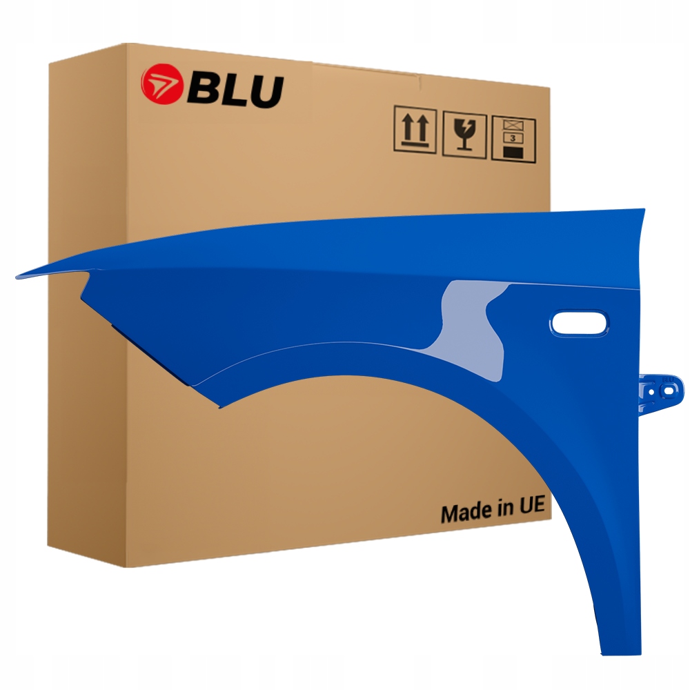 Blu Blatník Seat Ibiza IV 4 6J LW5B levý modrý 08-17 přední AzulGalia