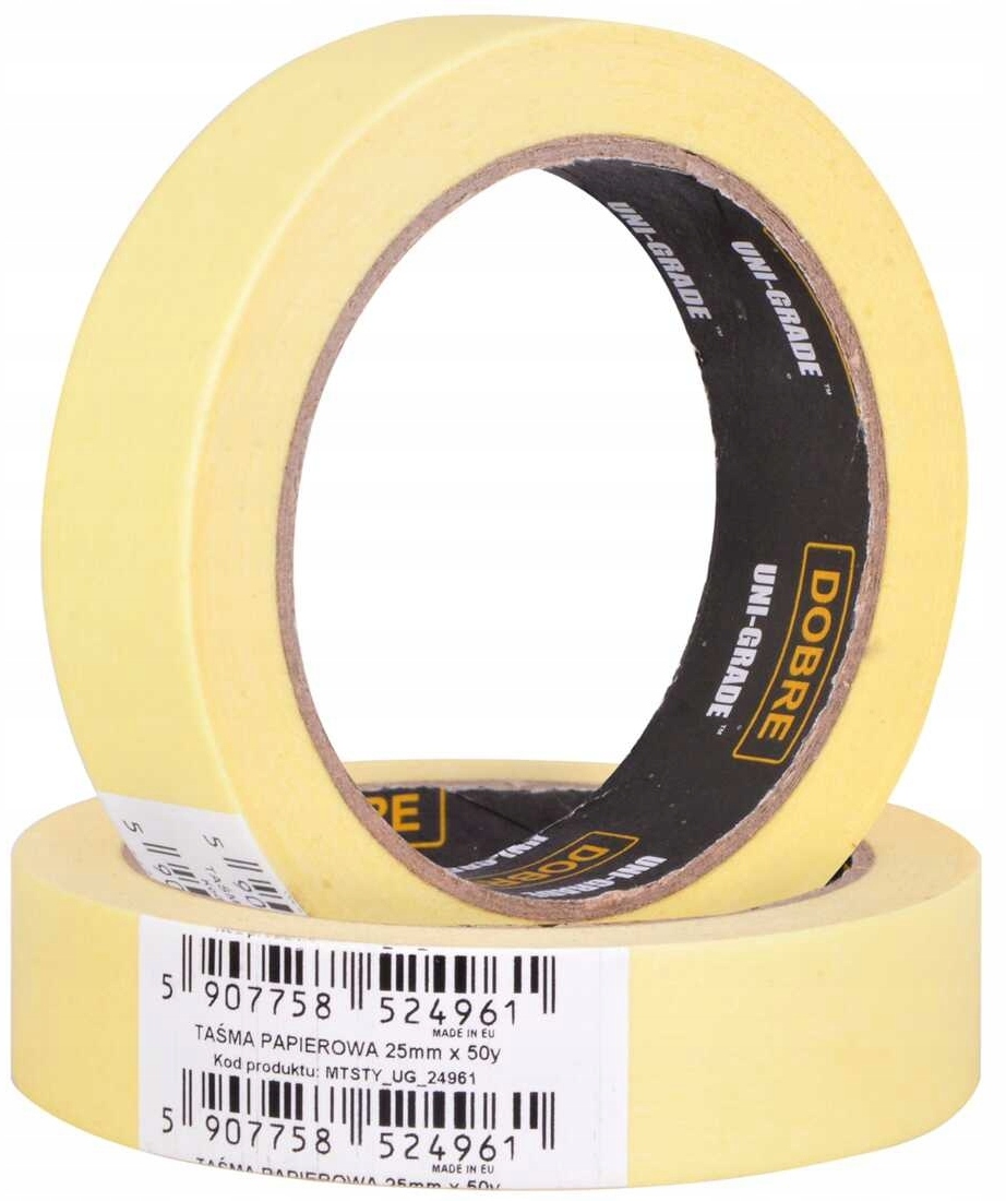 

Taśma papierowa malarska maskująca Uni-Grade25/50y