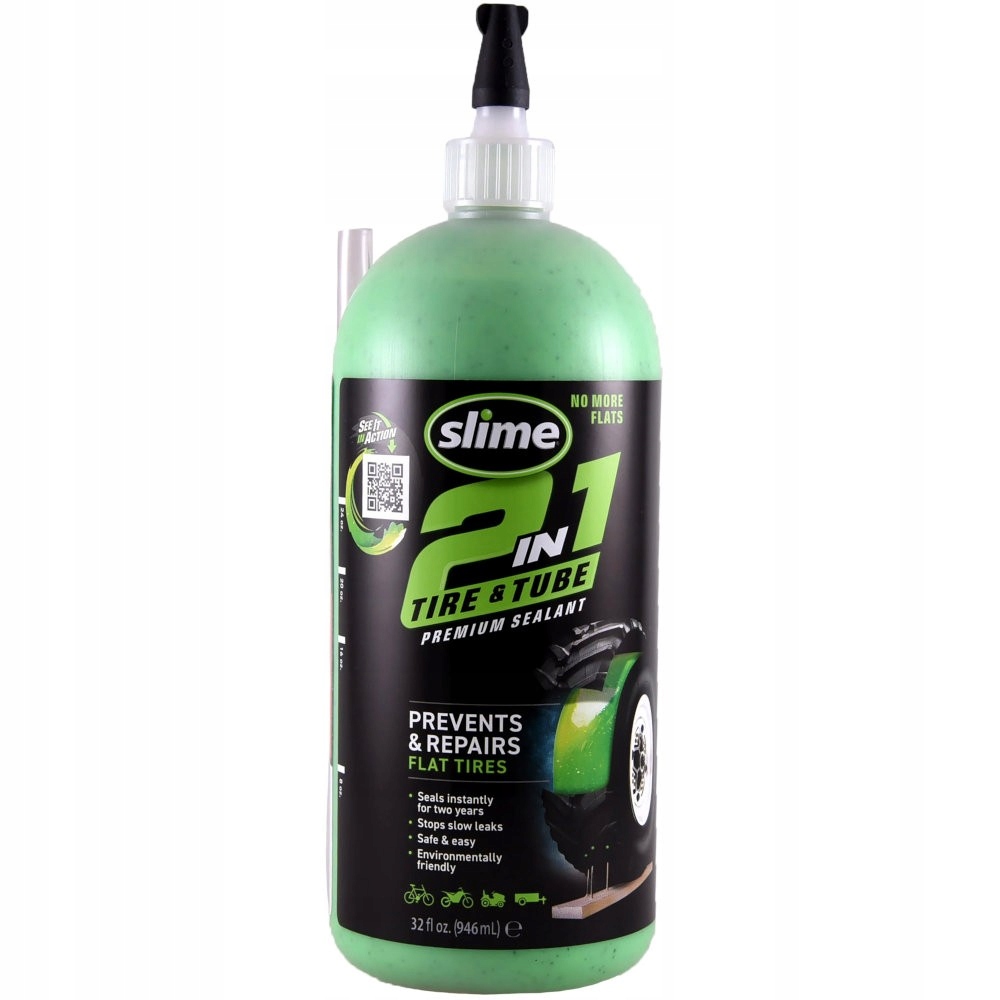 Slime 2in1 płyn uszczelniacz do dętek i opon 946ml