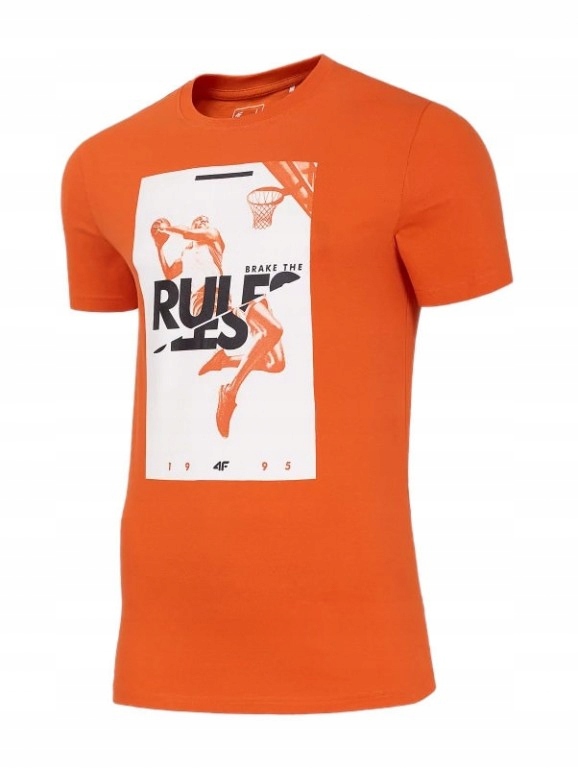 Koszulka męska 4F męska 2w1 STREET i SPORT Style Wzór dominujący logo