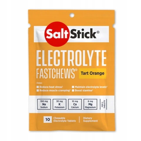 SaltStick 10szt Pastylki do ssania Orange elektrolity