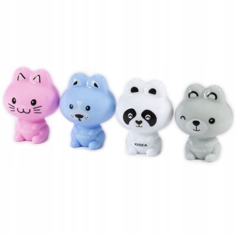 Temperówka Zwierzaki Z Figurką Kidea Szary Miś Marka Kidea