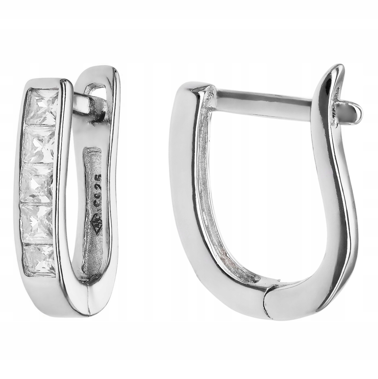 Stříbrné náušnice Ag 925 s bílými zirkony IM1801024ER_W