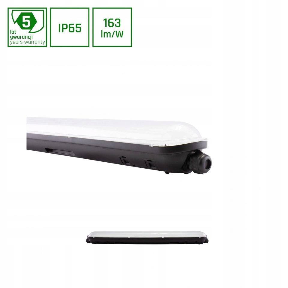 Svietidlo Limea Gigant Hermetyk 600 mm 20 W Neutrálna farba SLI028024NW_BLACK