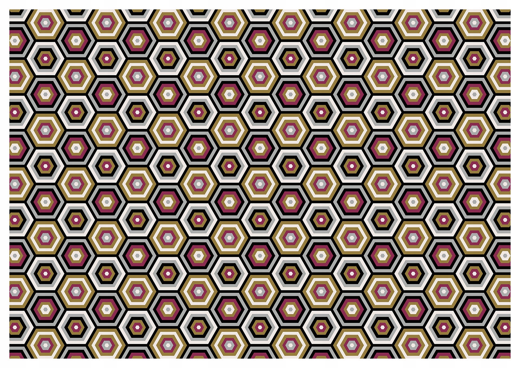 Fototapeta Geometrické šesťuholníky Abstrakcia Šedá 350x250 lepidlo