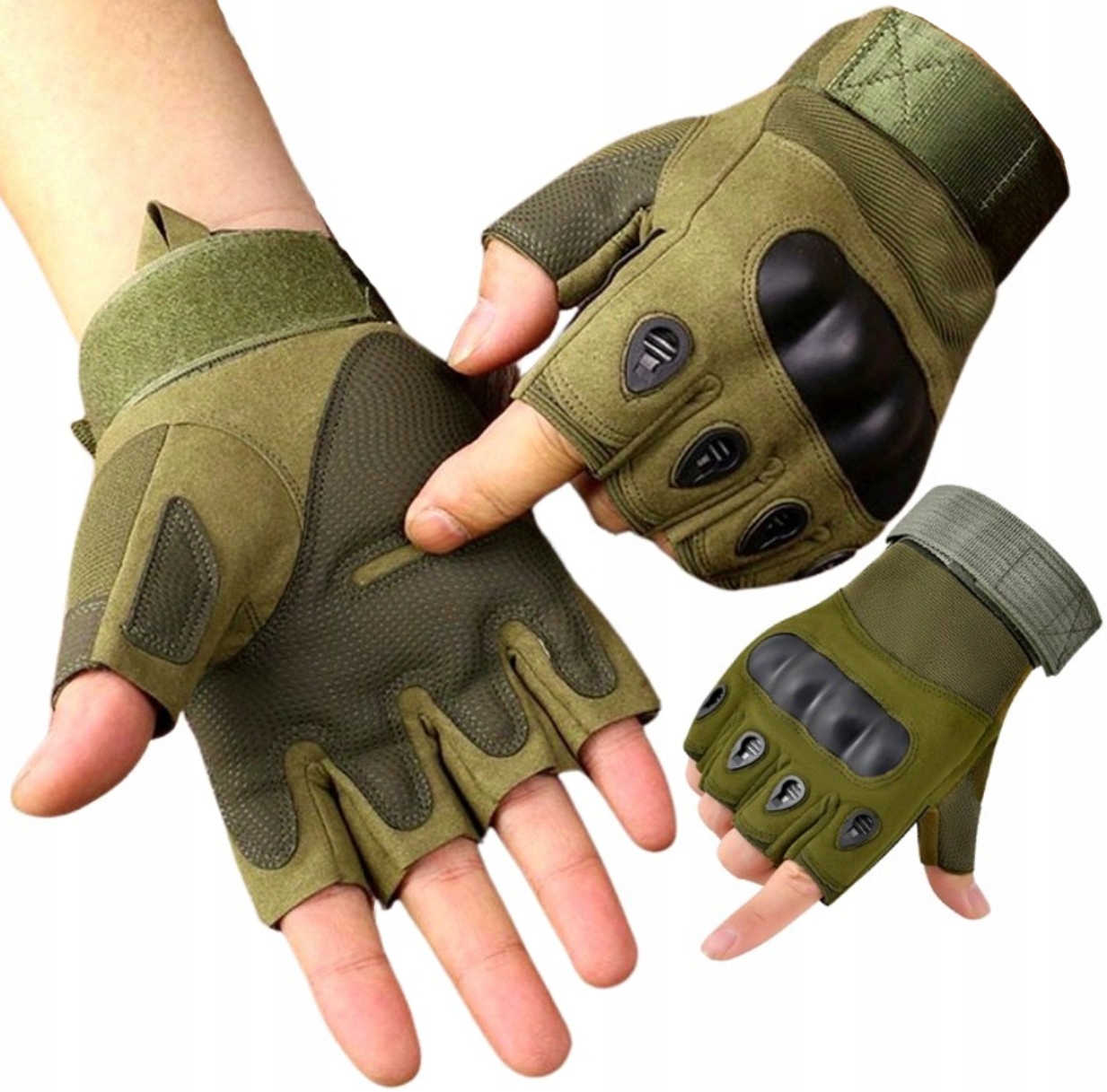 

Rękawiczki Survival Męskie Taktyczne Bojowe Army