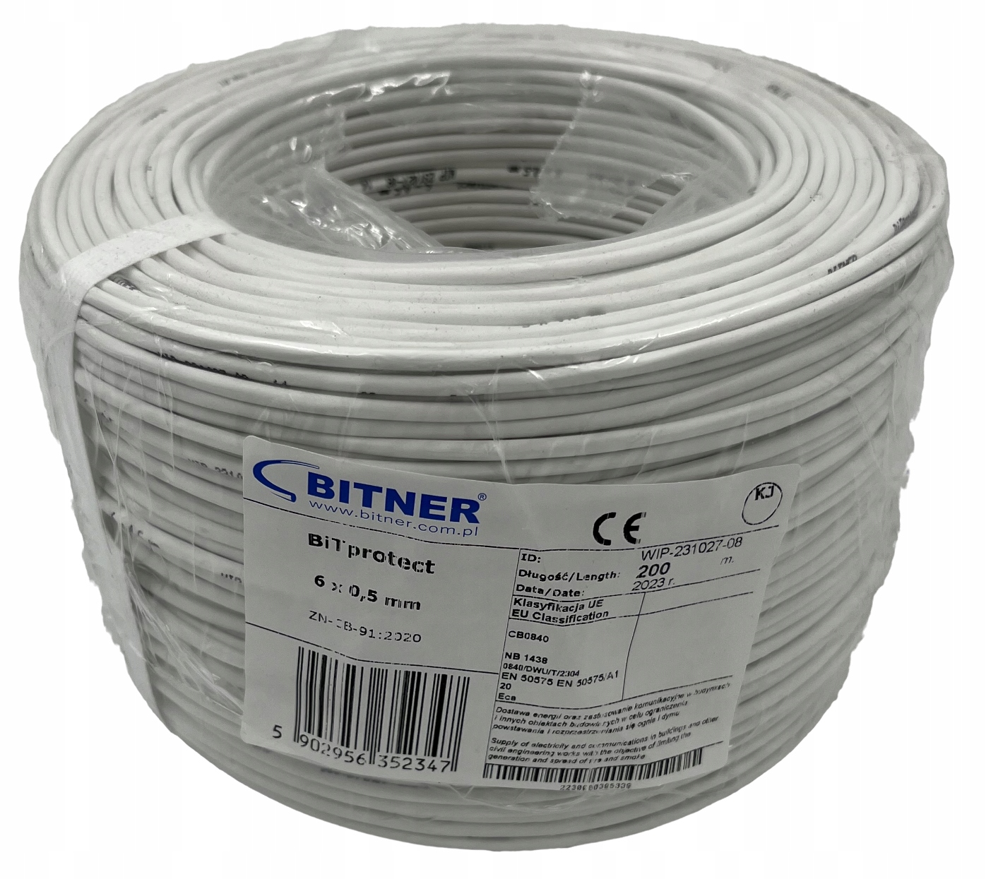 Przewód kabel alarmowy Ytdy 8x0,5 Bitner 200m