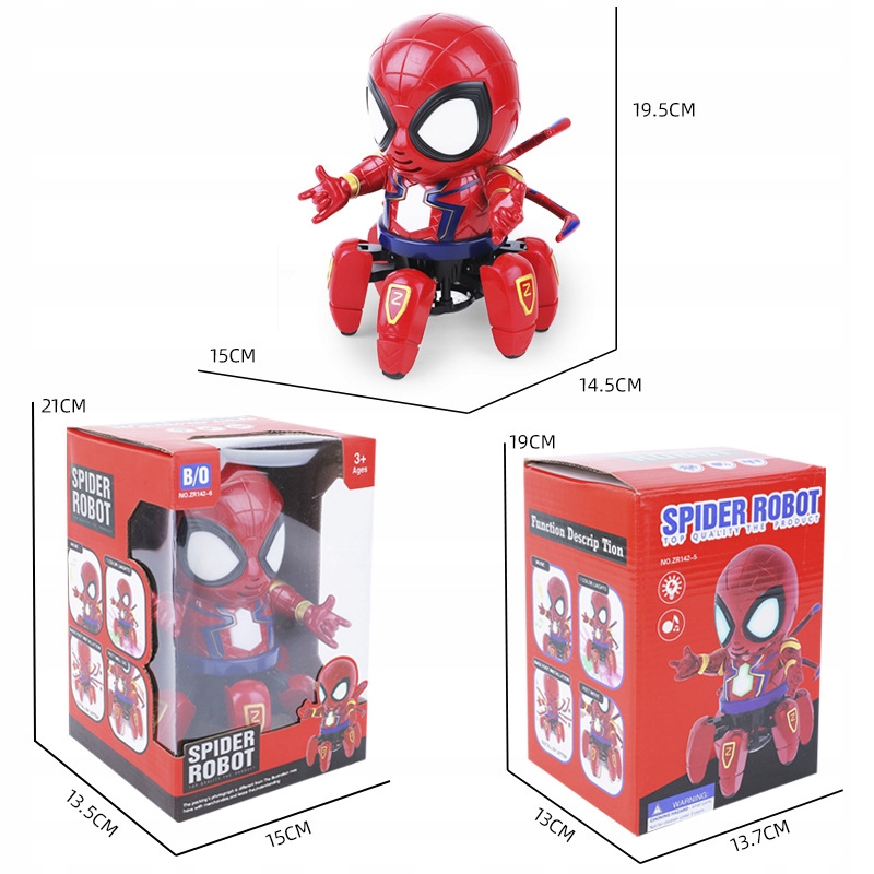 Spider Man Electric Six Claw Dance Robot Kod producenta TO-23110901