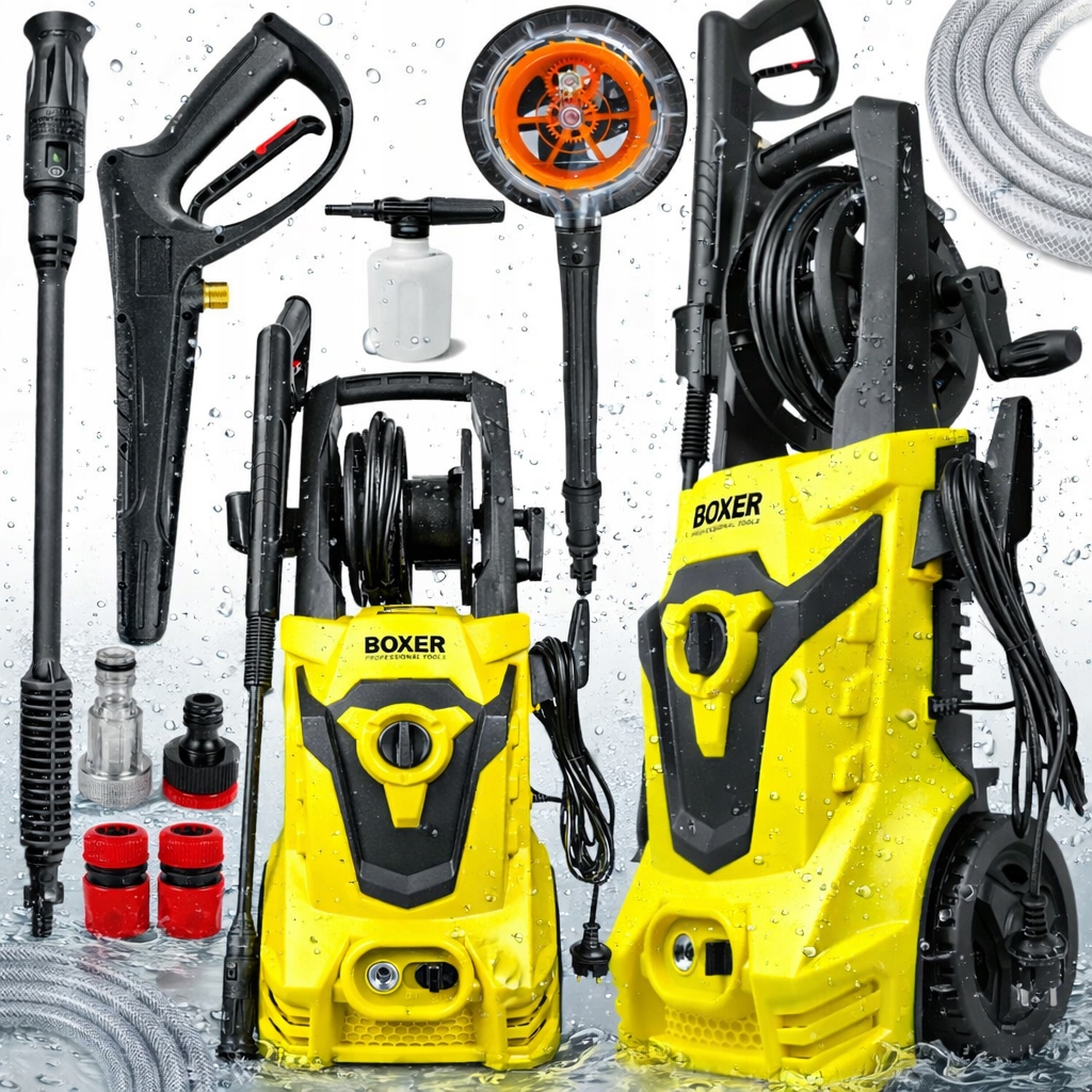 Myjka Ciśnieniowa Turbo 2800W 360BAR Do Kostki Auta Elewacji Mocna