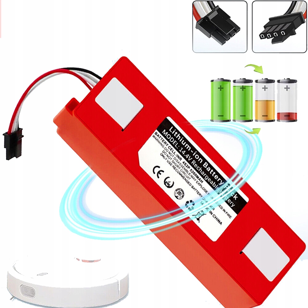 Akumulátor Pro Xiaomi MI Robot Vysavač S50 S51 S55 14.4V 6500MAH