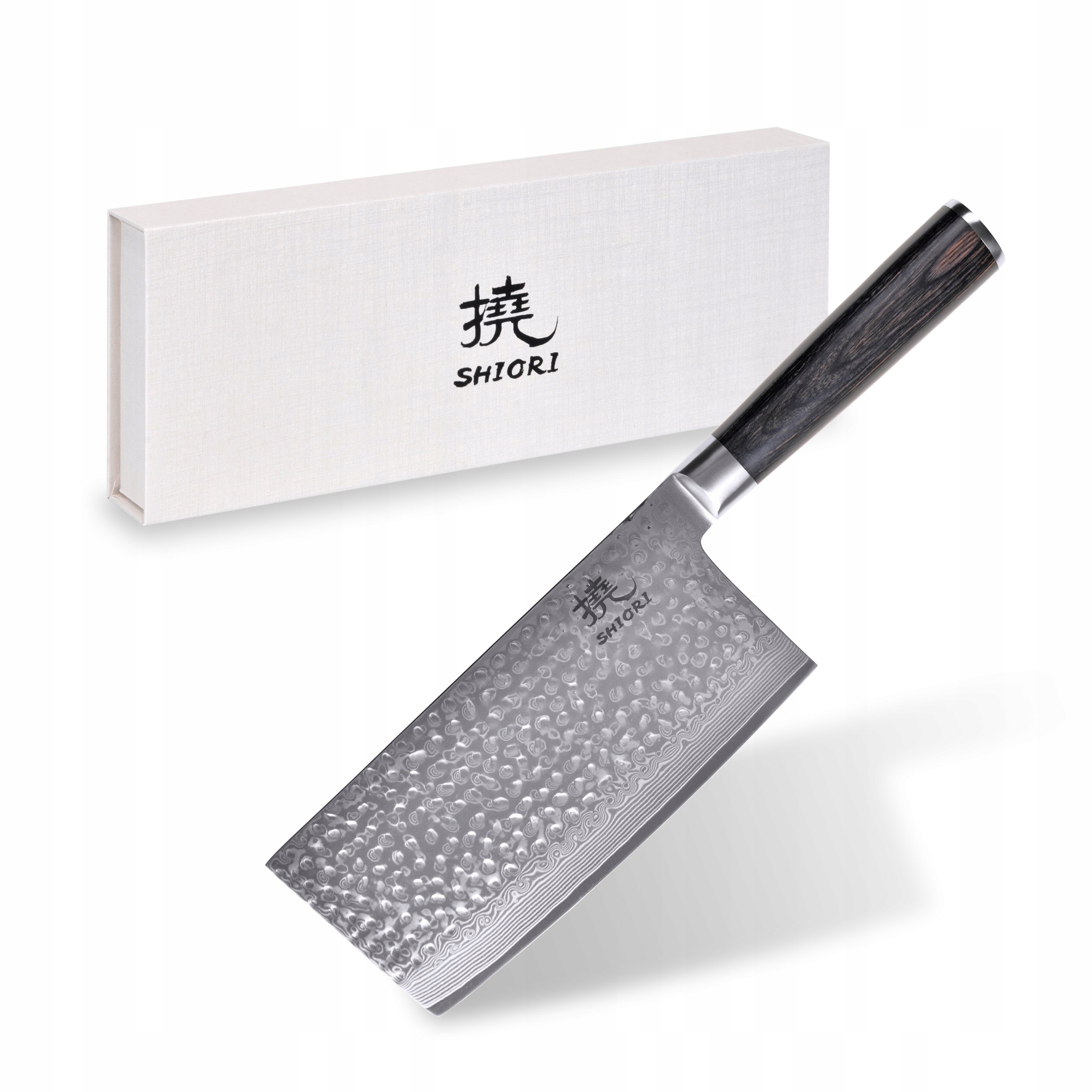 Shiori Chairo Haku sekáček z damaškové oceli 17 cm