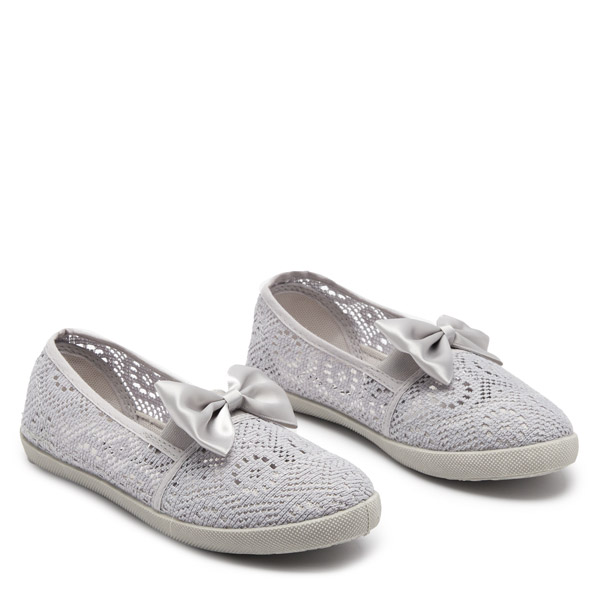 

Szare Dziewczęce Tenisówki Slip-on Osmo 30