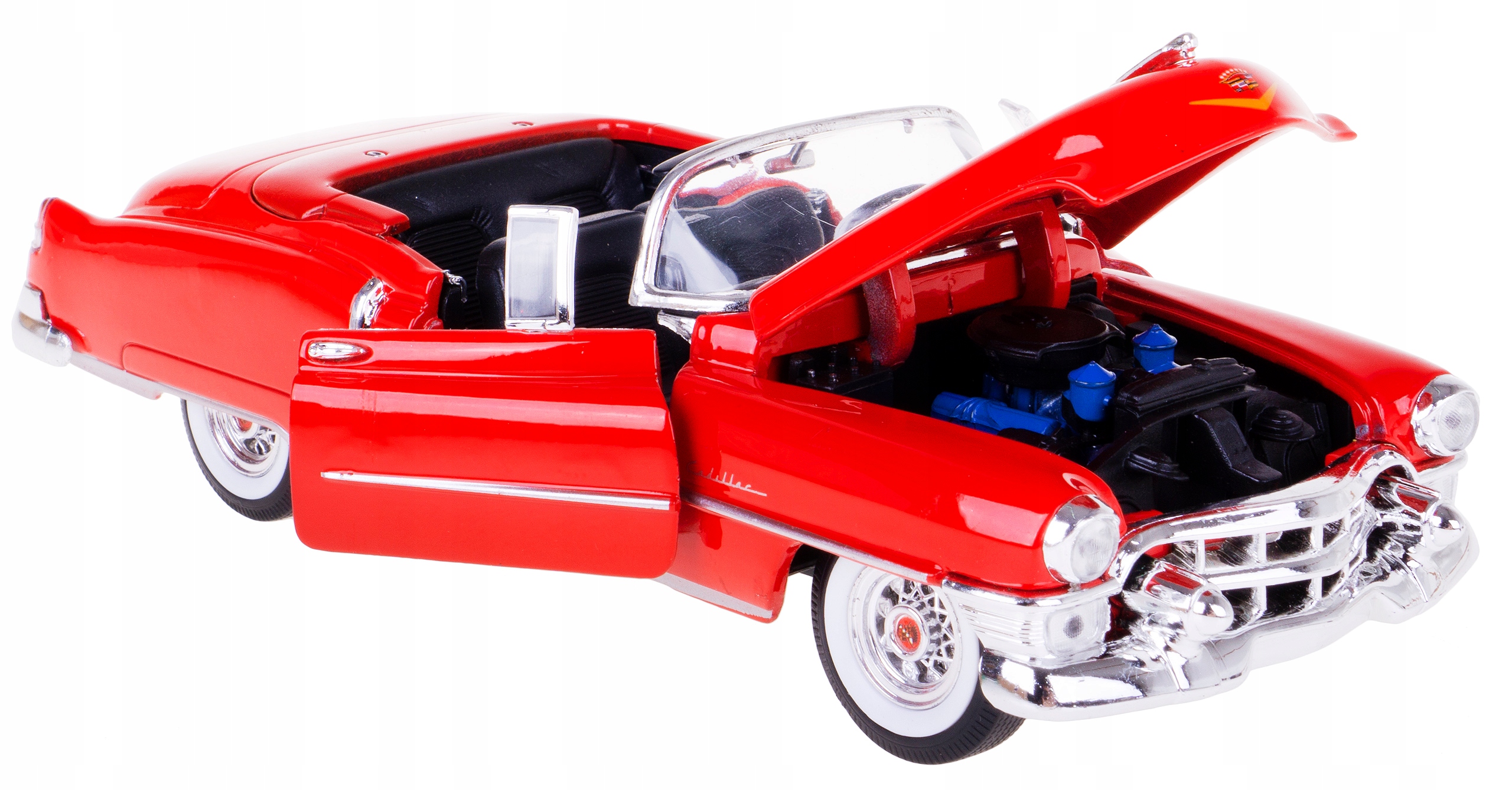 Cadillac Eldorado '53 Model Kov Welly 1:24 Červená