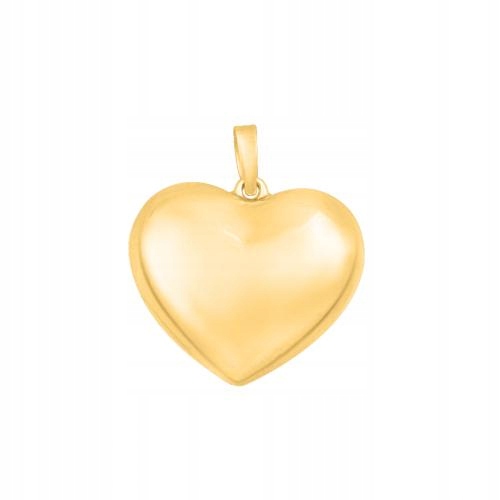 Přívěsek Zlatý 585, prasklé efektní srdíčko, elegantní dárek pro ni