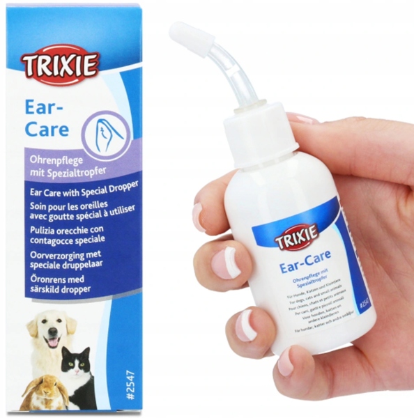 

Płyn do czyszczenia mycia uszu dla psa kota Trixie