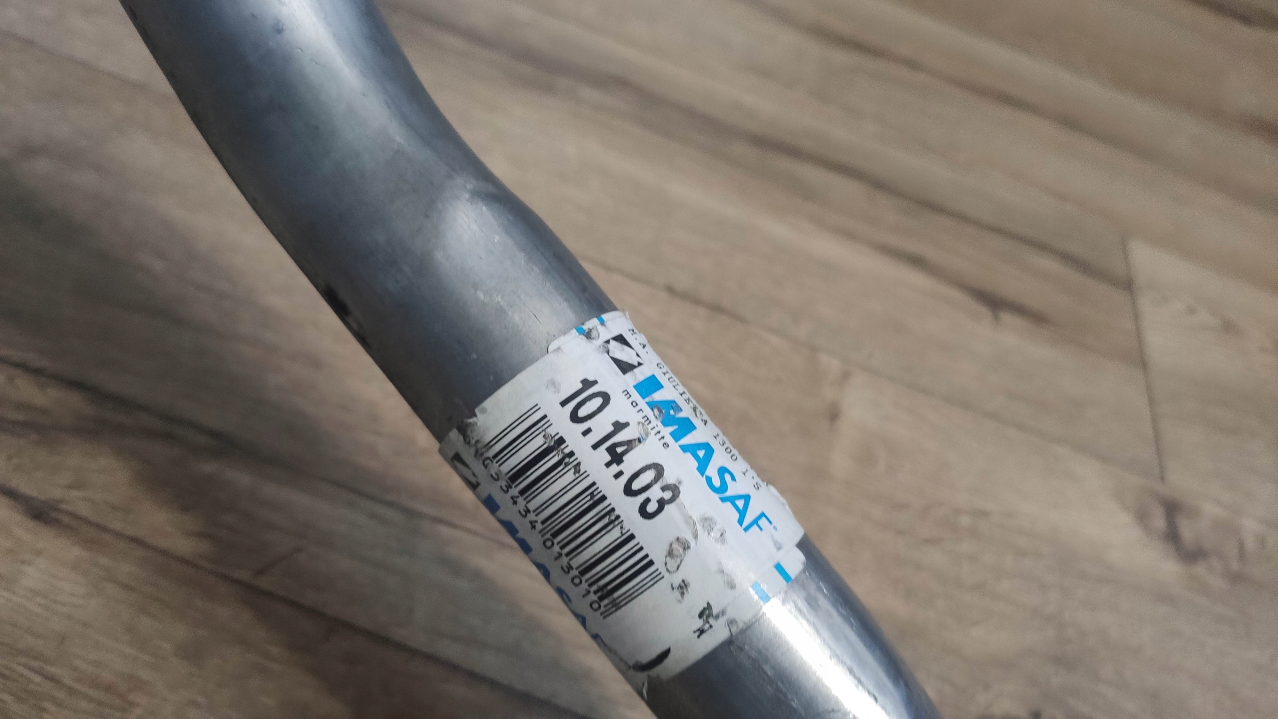 10.14.03 - ГЛУШИТЕЛЬ ПЕРЕДНЯЯ ТРУБА ALFA ROMEO GIULIETTA 116 77-85