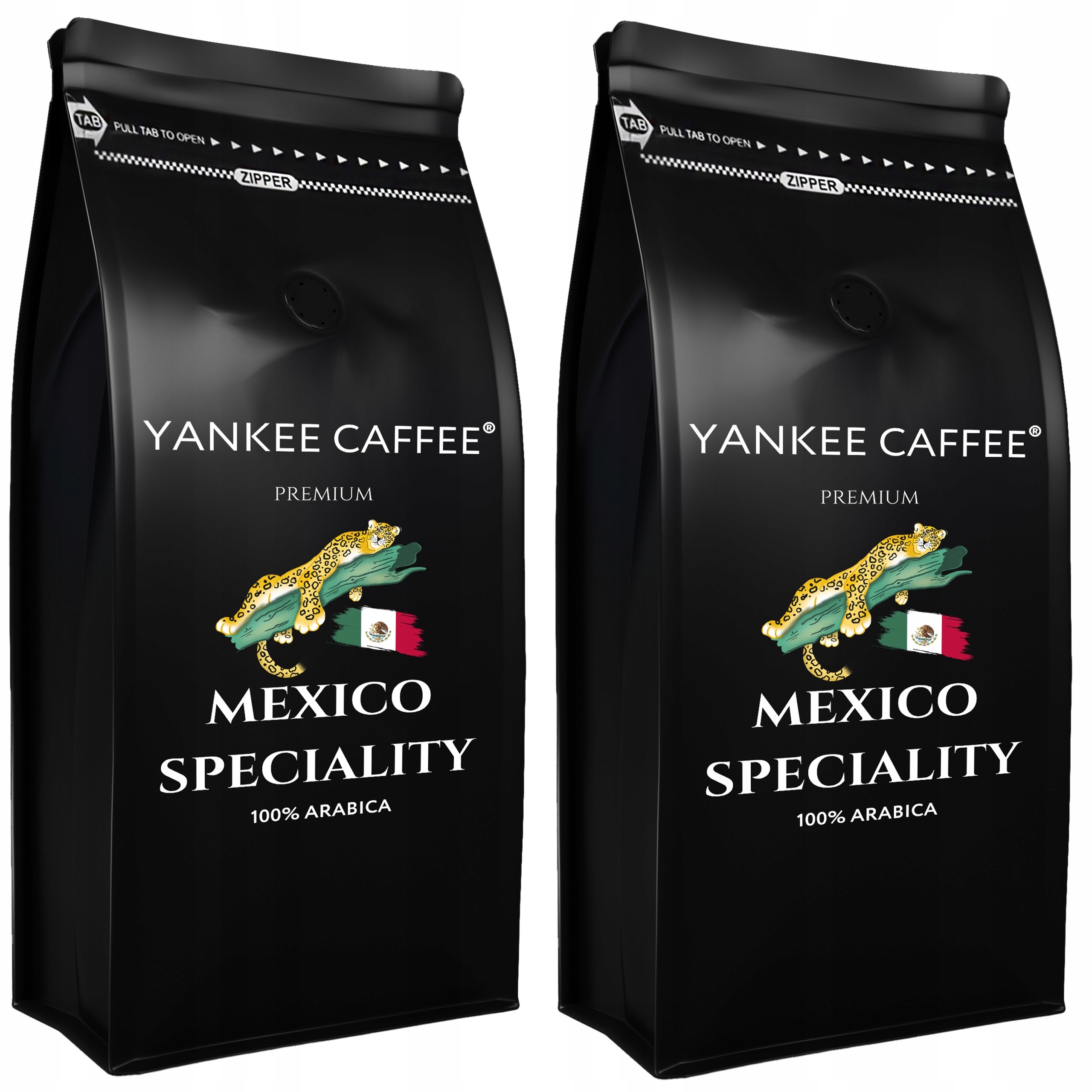 Levně Káva zrnková 2x1 kg 100% Arabica Mexiko Speciality Vypalovaná standardem Sca