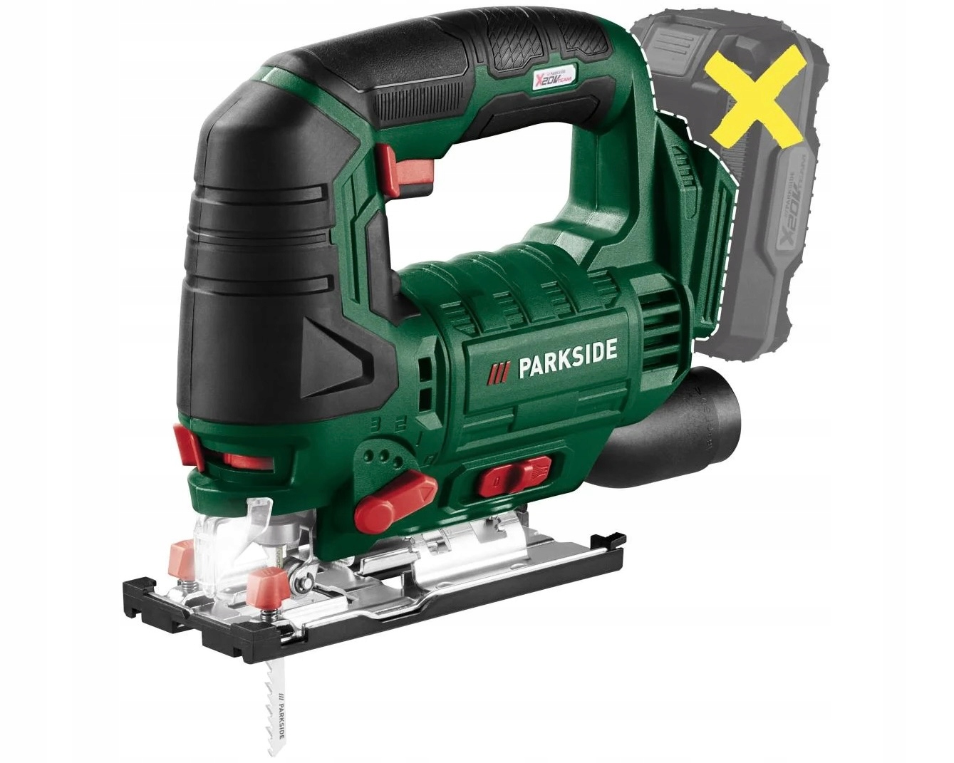 PARKSIDE aku wyrzynarka skok 20mm 20V PSTDA 20 Li C3