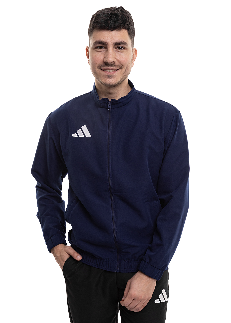 Pánská Mikina adidas Entrada 26 Roztahovací bez kapuce Sportovní Tréninková M