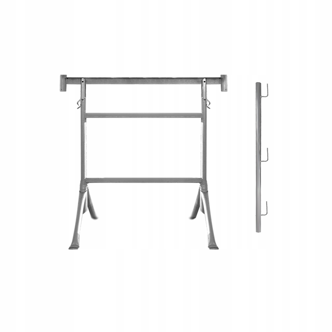Kozioł składany budowlany Ocynk kobyłka 110/190cm + słupek
