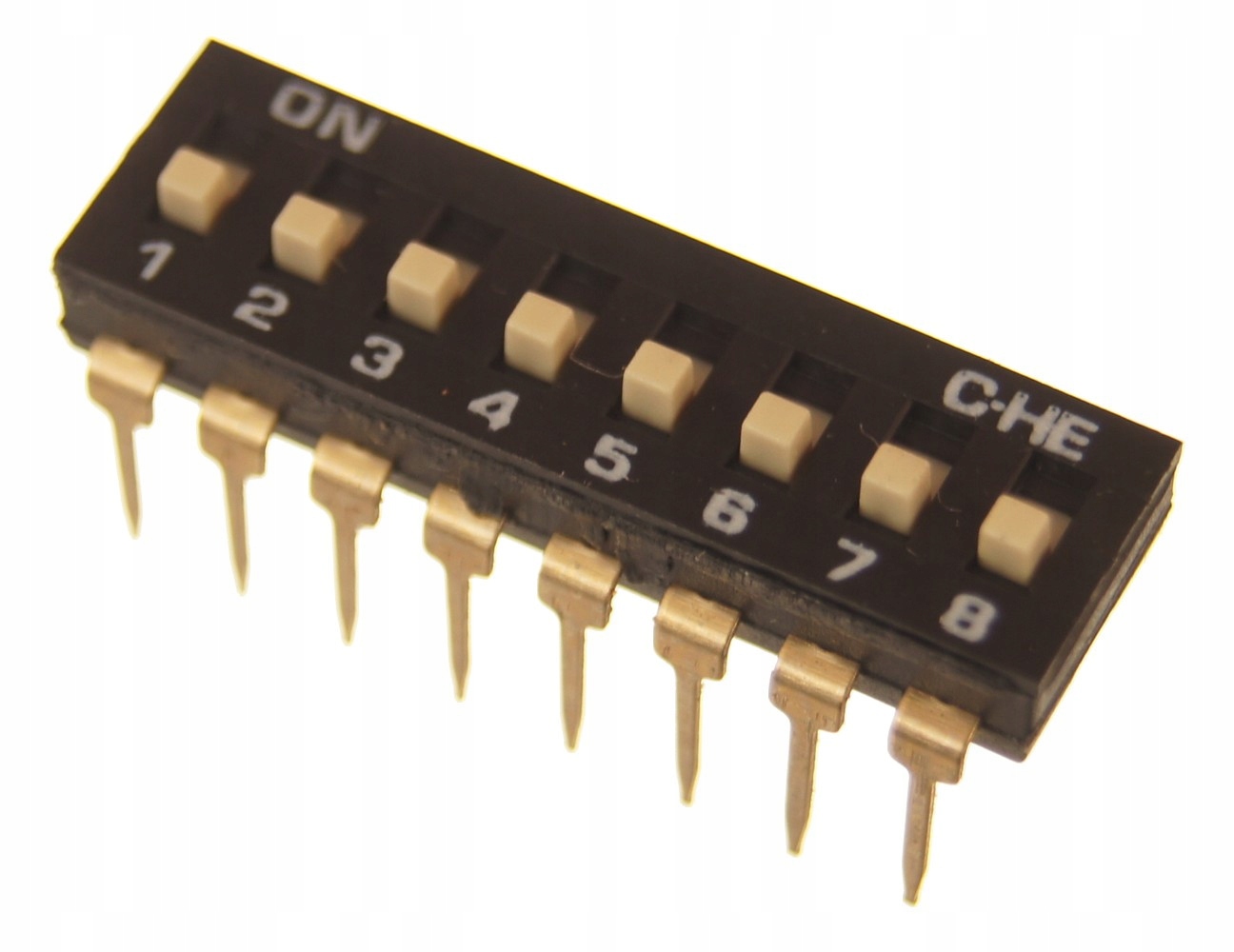 

Przełącznik suwakowy 8 pozycyjny Dip Switch