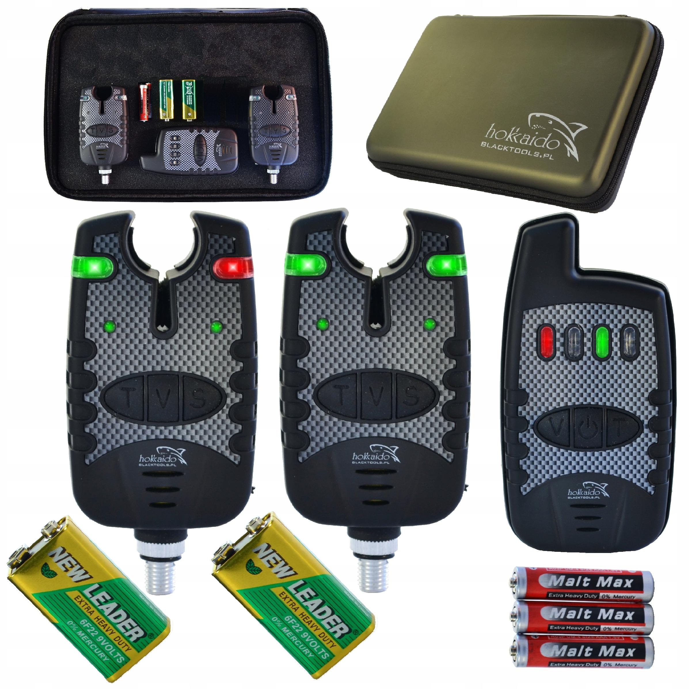 ZESTAW SYGNALIZATORÓW HOKKAIDO 2+1 CZUJNIK ZMIERZCHU W WYGODNEJ WALIZCE