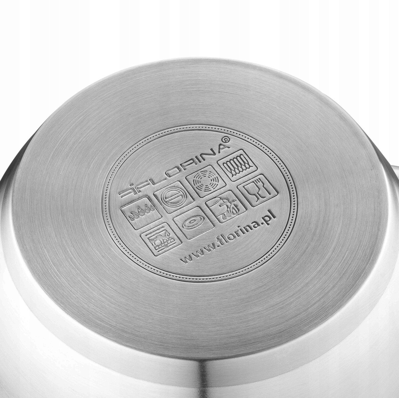 Komplet garnków Florina Henry by M.Gessler 8 el. Kolor srebrny