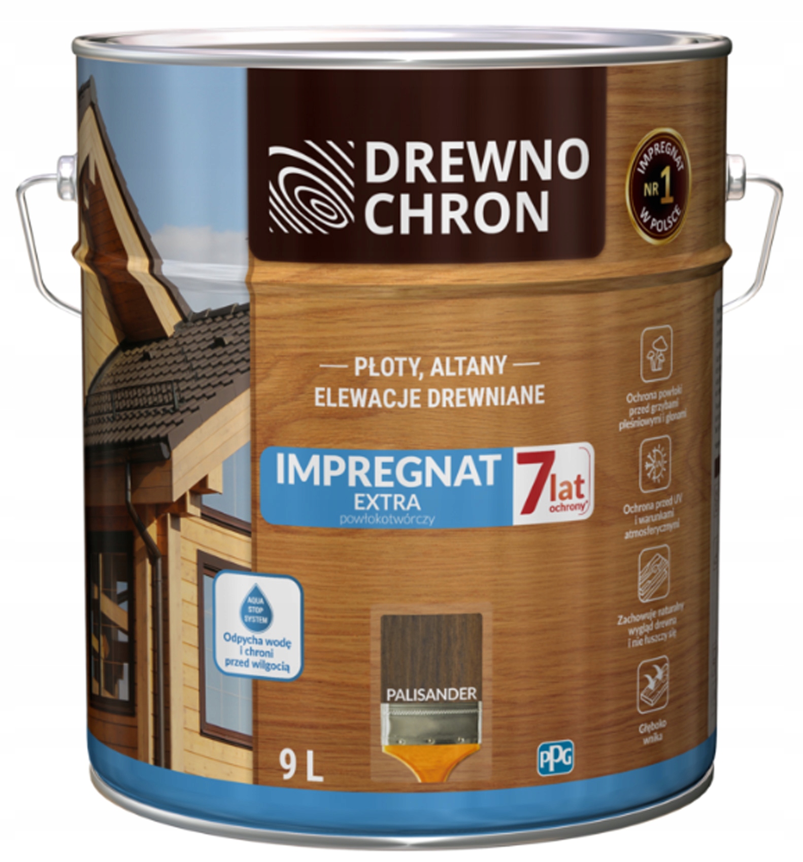 Drewnochron impregnat extra Palisander 9L