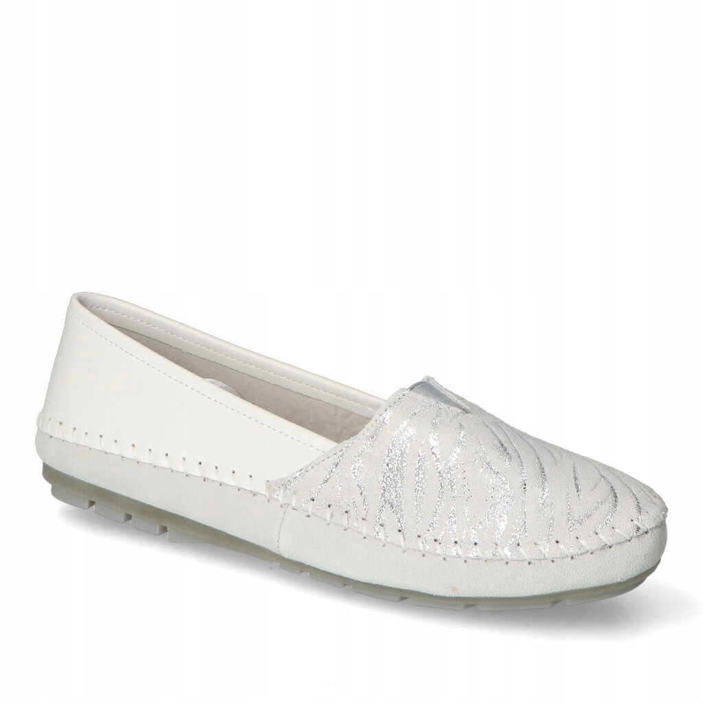 Polobotky Atletico 21110 Bílé/Stříbrné 39