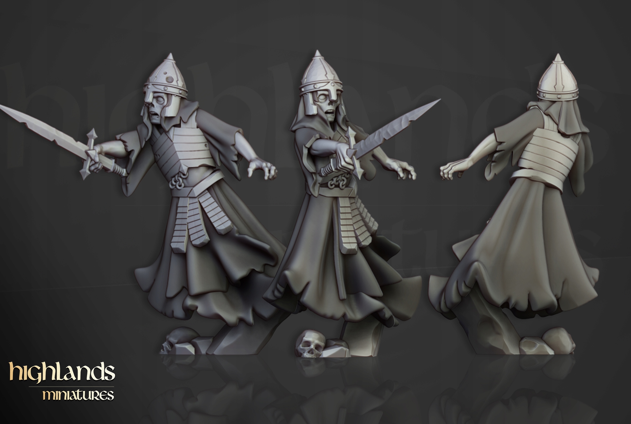 Wraith 3 - Highlands Miniatures - Druk 3D
