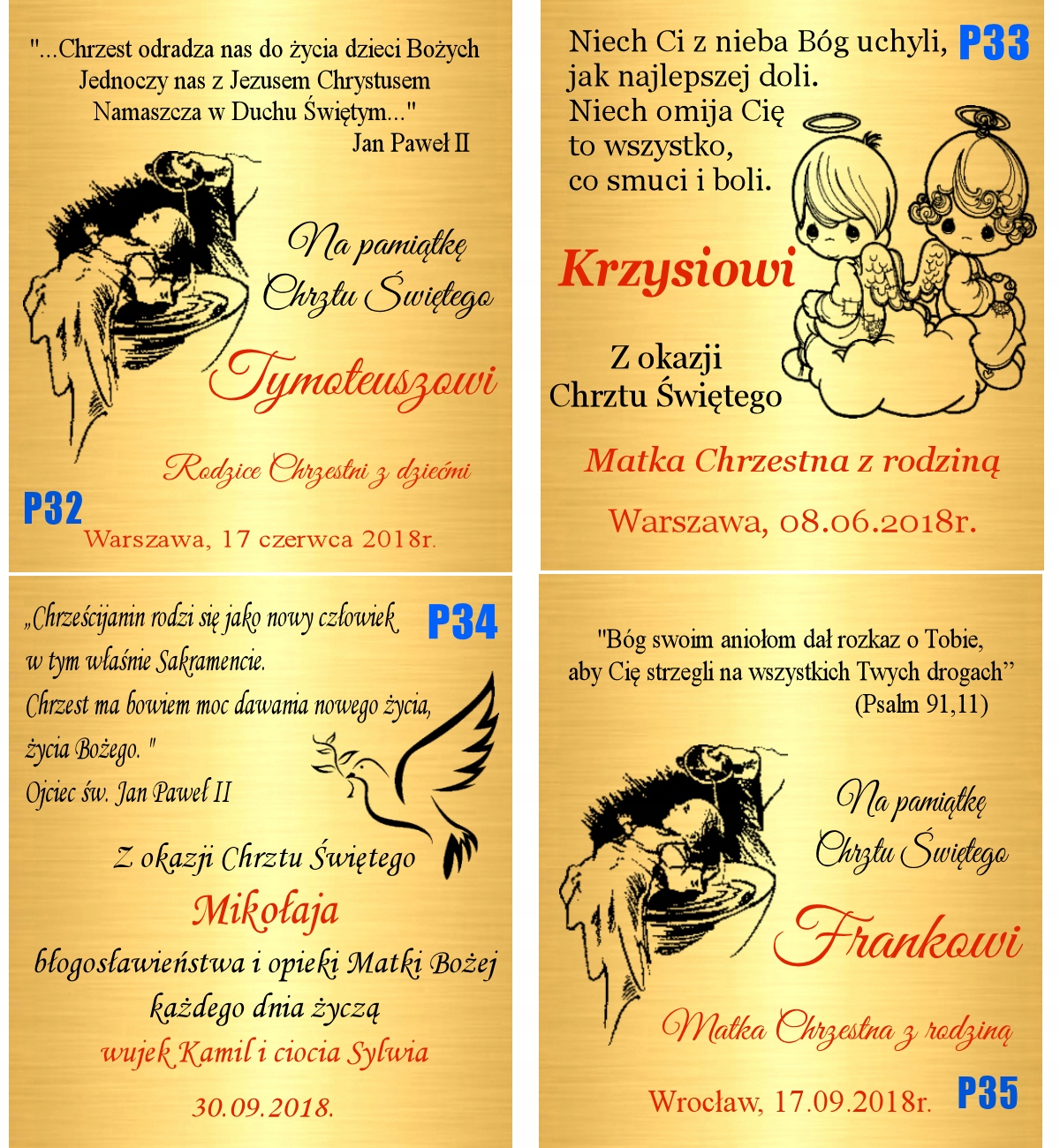 Złoty Łańcuszek 925 Krzyżyk Komunia Chrzest Grawer Próba srebra 925