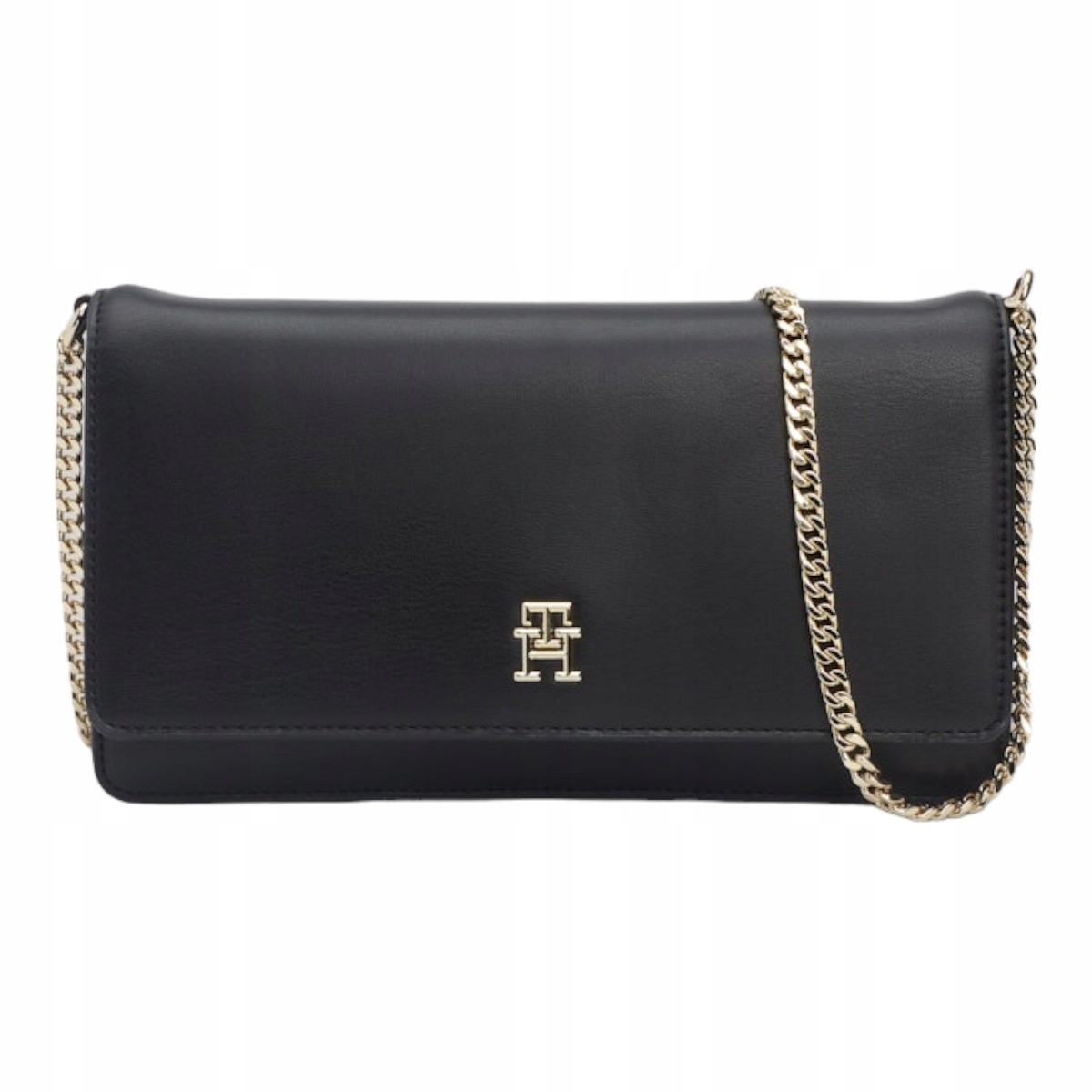 Tommy Hilfiger Dámská Kabelka S Refined Chain Crossoverem, Černá