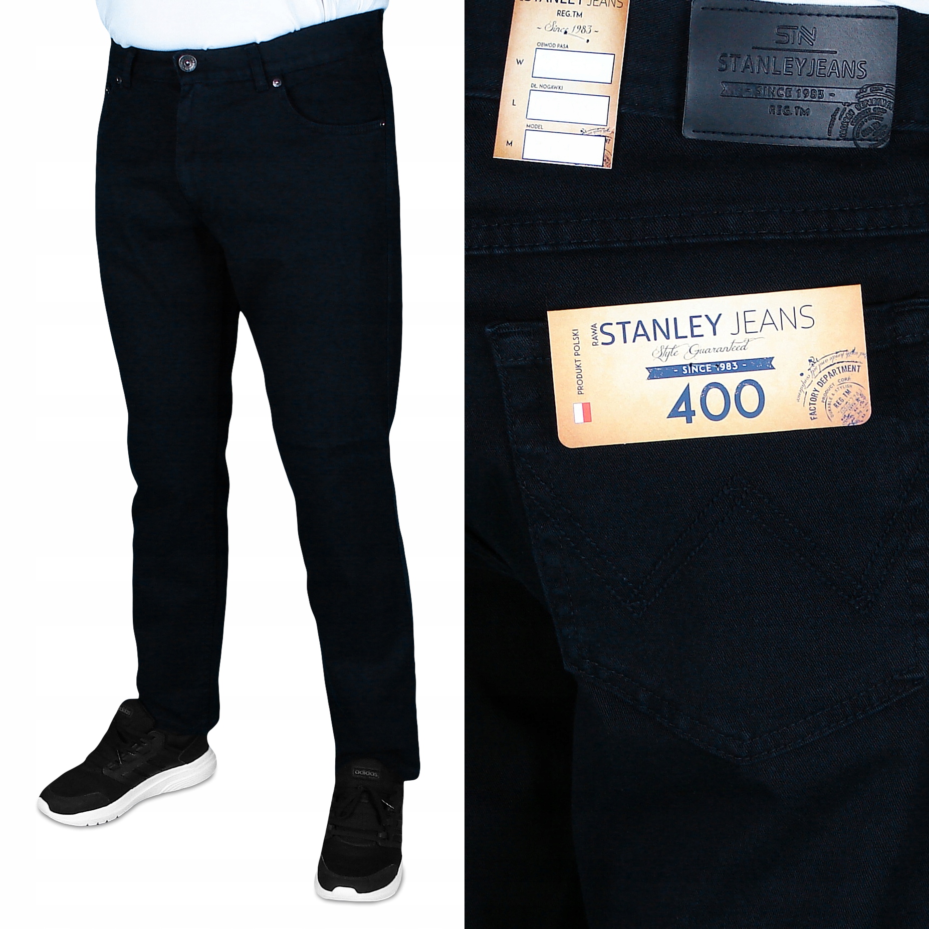 SPODNIE MĘSKIE STANLEY 400/110 W39 L30 W104 cm • Cena, Opinie