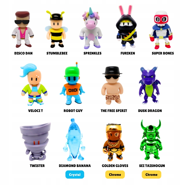 STUMBLE GUYS FLOWPACK - 1 FIGURKA 1917 A'18