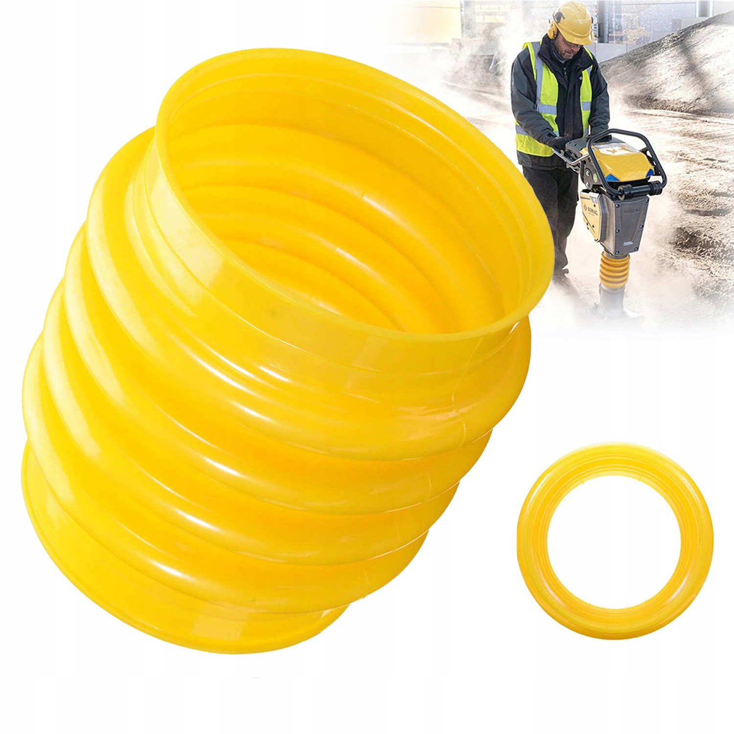 Mieszek miech osłona ubijak skoczek żółty