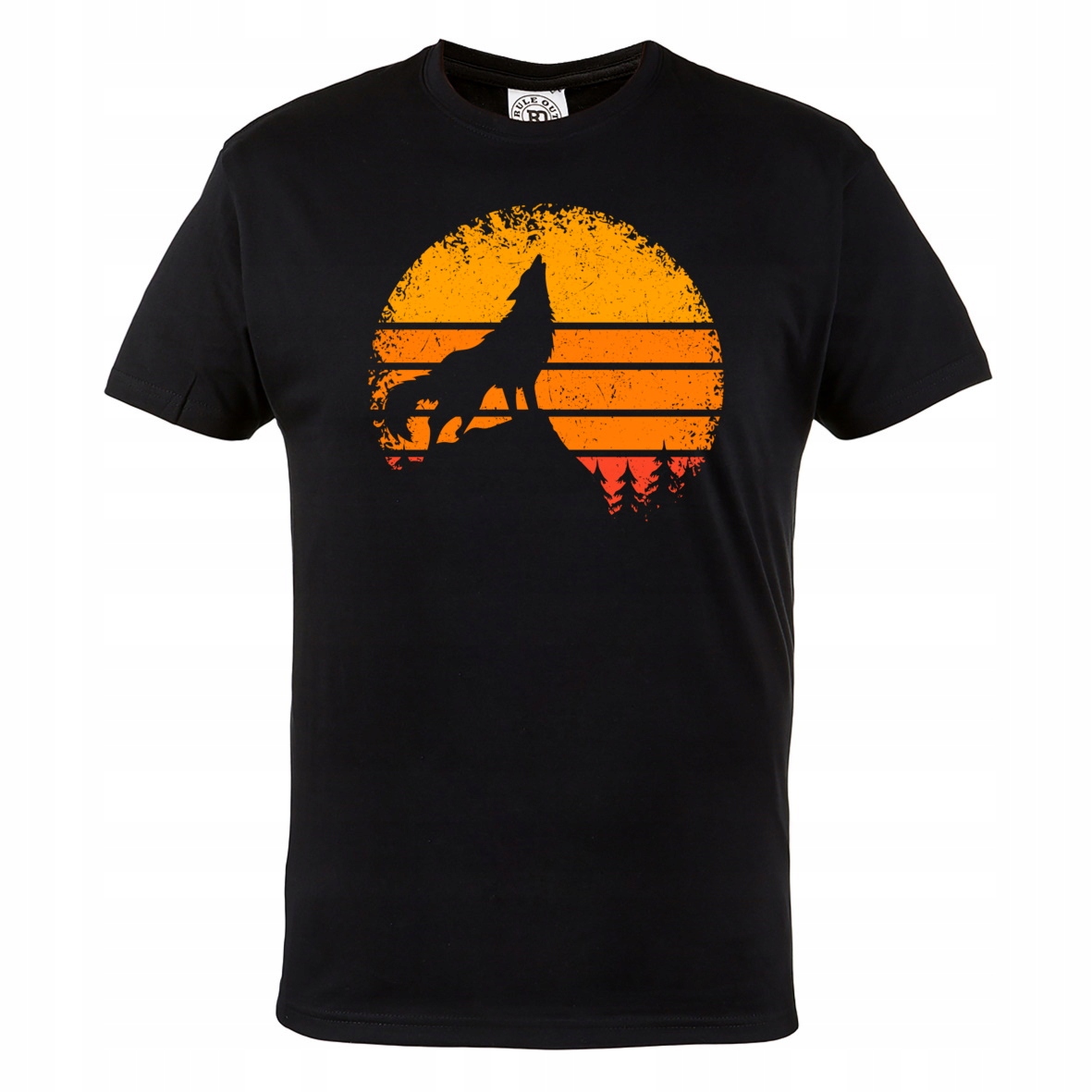 

Męska Koszulka Bawełniana Z Wilkiem Wolf Wilk