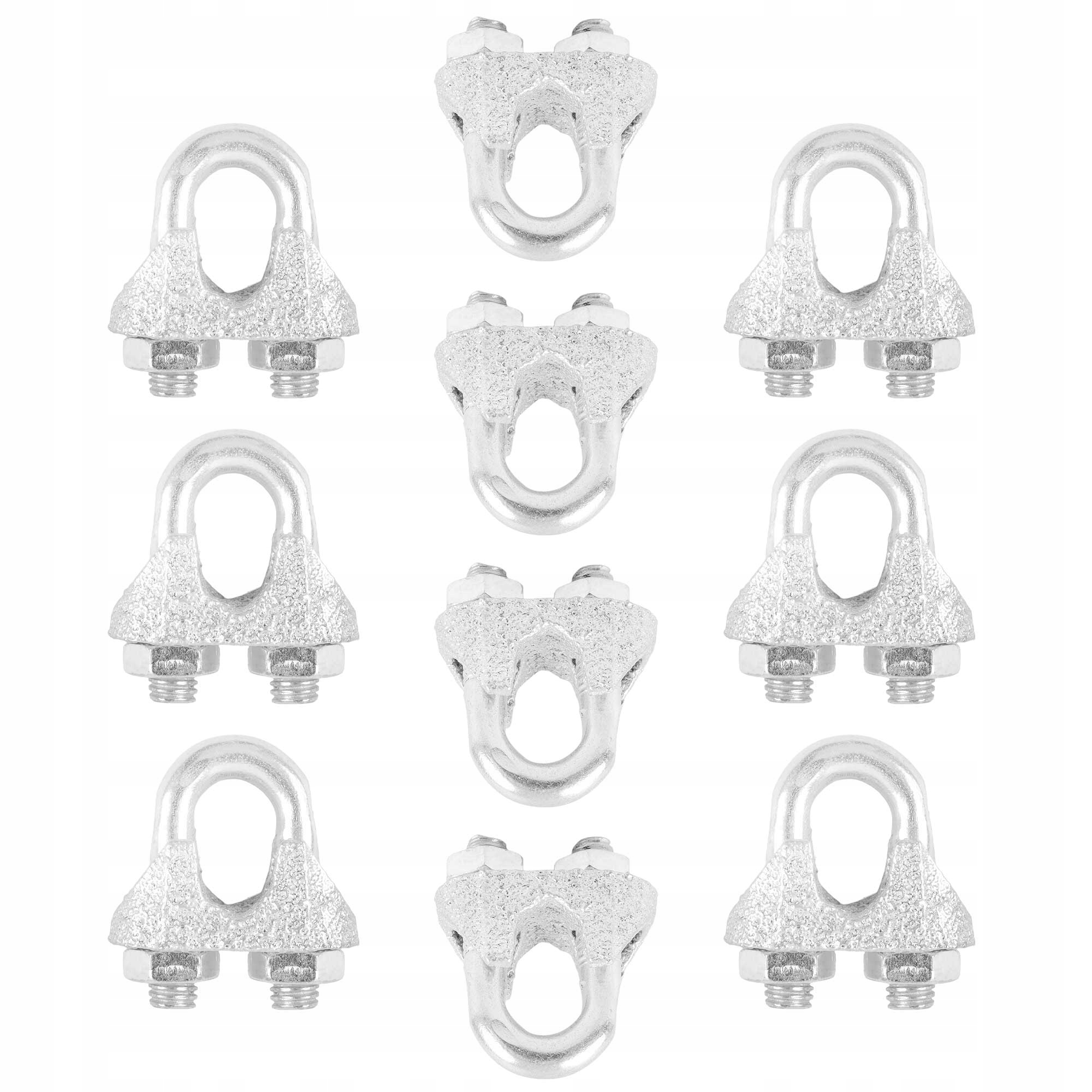 10x ZACISK LINOWY KABŁĄKOWY DO LIN OCYNKOWANY 5mm