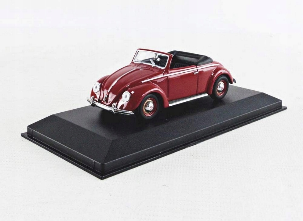 Volkswagen Hebmuller Cabriolet 1950 Red 1:43 Maxichamps 940052131