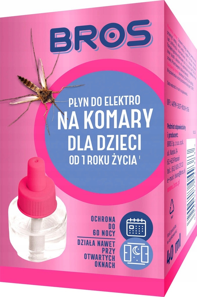 

Płyn zapas Na Komary Dzieci od 1 Roku Bros