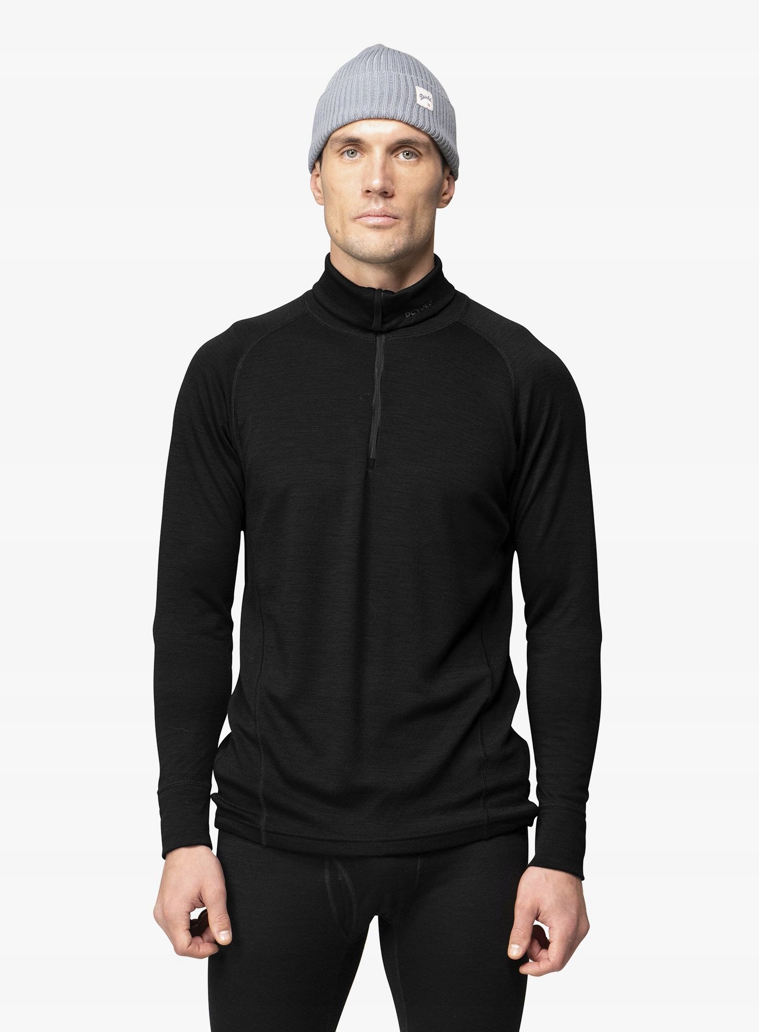 Termo Mikina Devold Duo Active Merino 205 Z.Neck černá XL